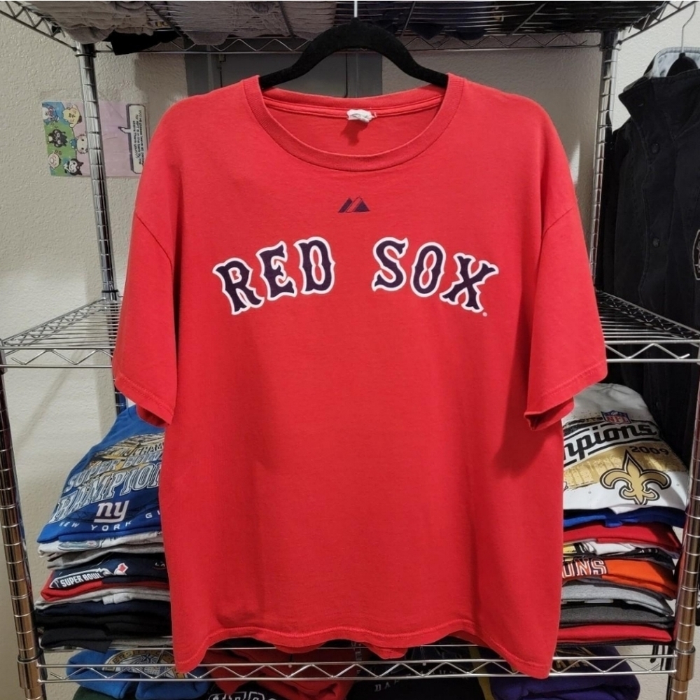 Boston Red Sox Men's Size L VTG 2008 Graphic print t-shirt